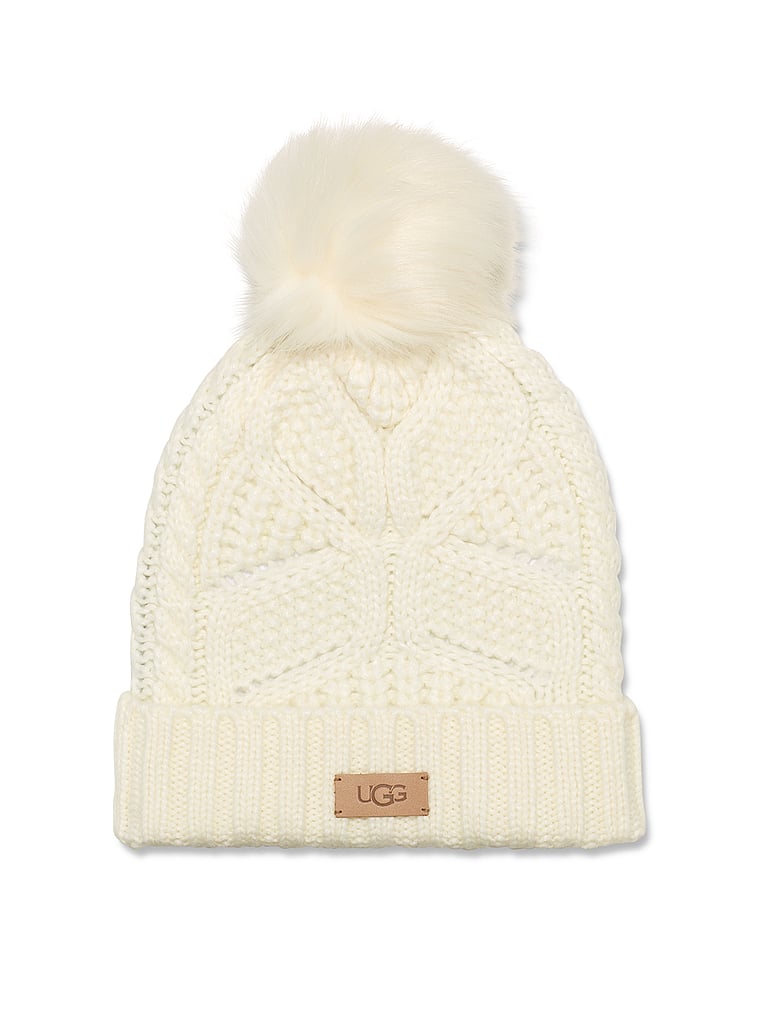 UGG? Cable Beanie with Pom
