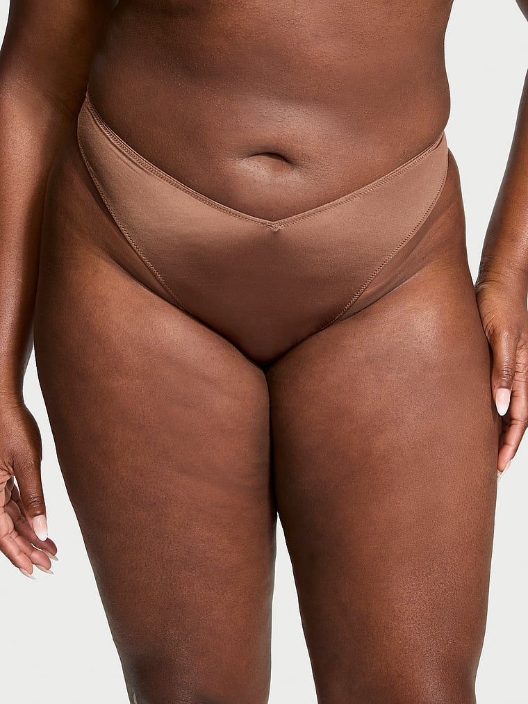 Very Sexy Strappy-Back High-Leg Thong Panty Smooth