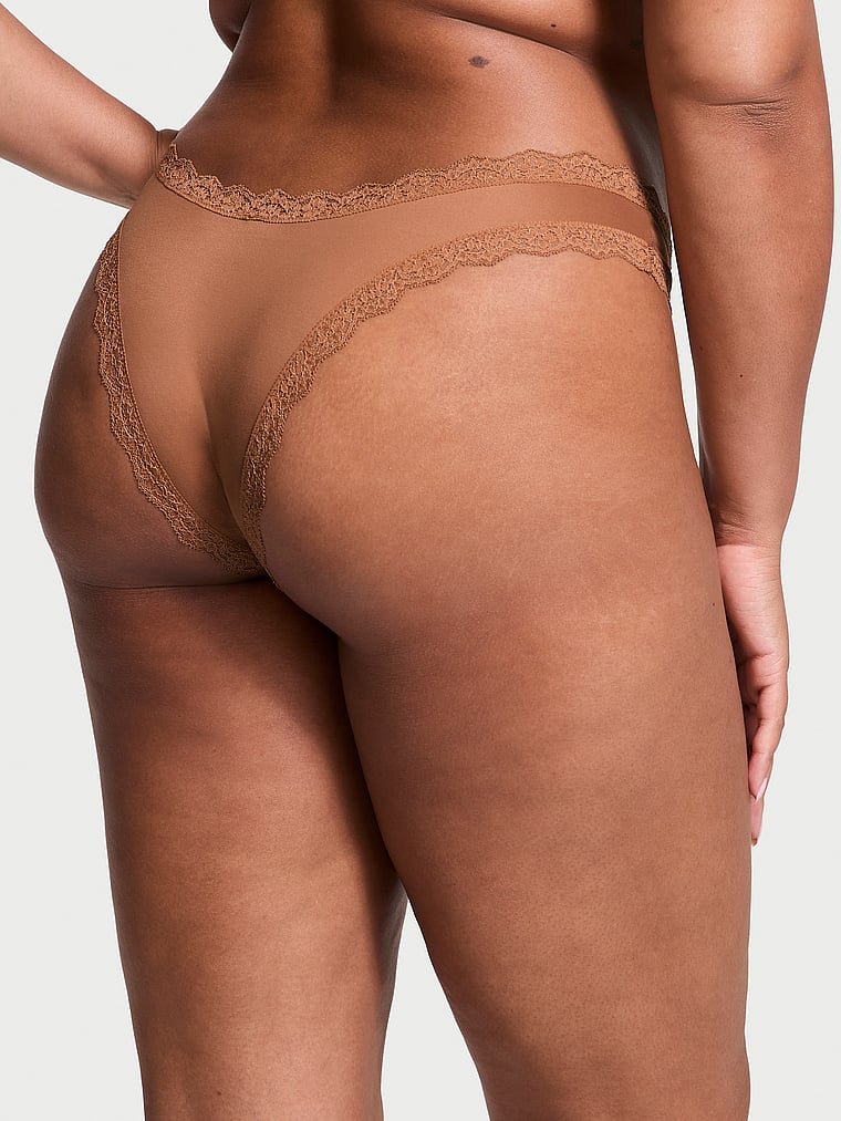 Dream Angels Lace-Trim Brazilian Panty Lace Trim