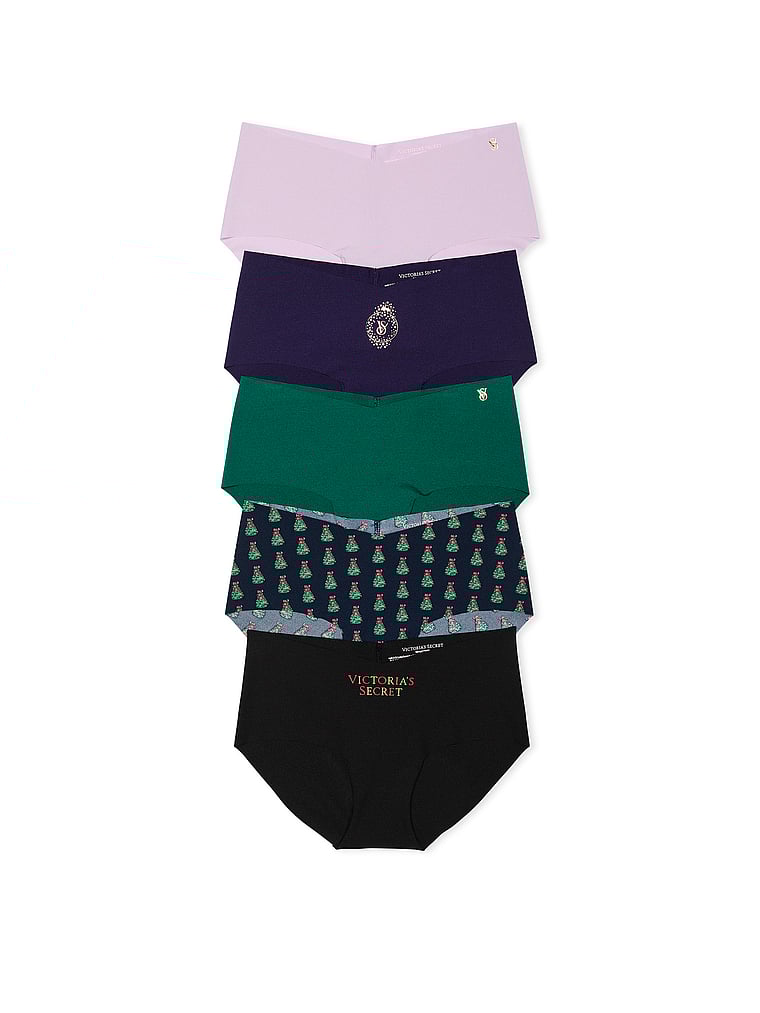 Victoria's Secret 5-Pack No-Show Hiphugger Panties Smooth