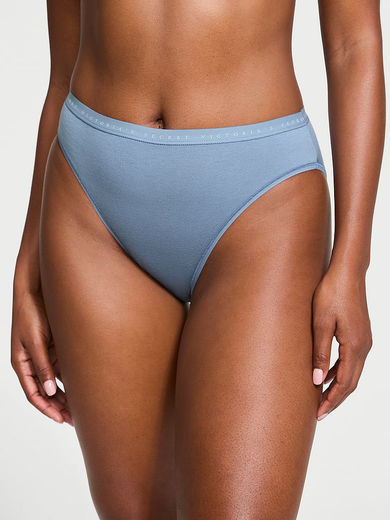Victoria's Secret Stretch Cotton High-Leg Brief Panty Smooth
