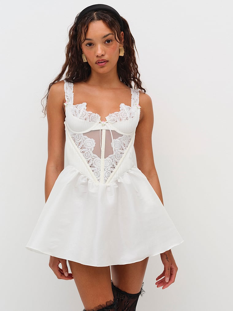 For Love & Lemons Isabella Slip Dress