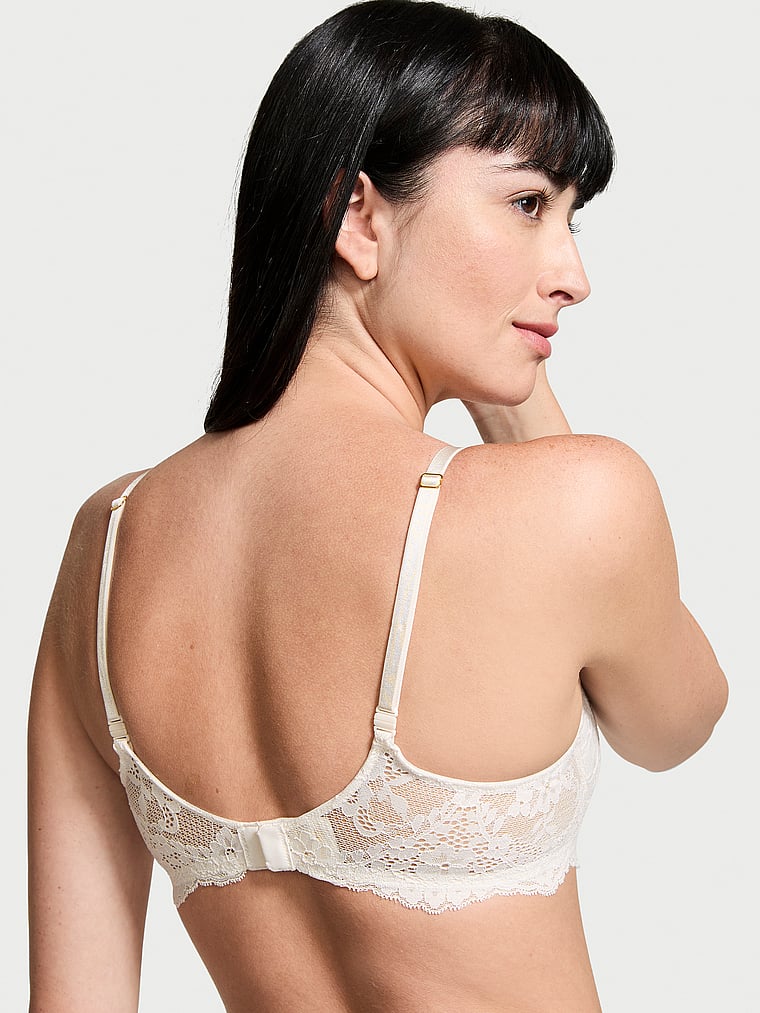 Dream Angels Wicked Unlined Lace Balconette Bra Lace