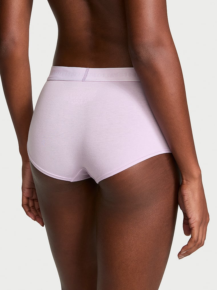 Cotton Logo Cotton Boyshort Panty Smooth