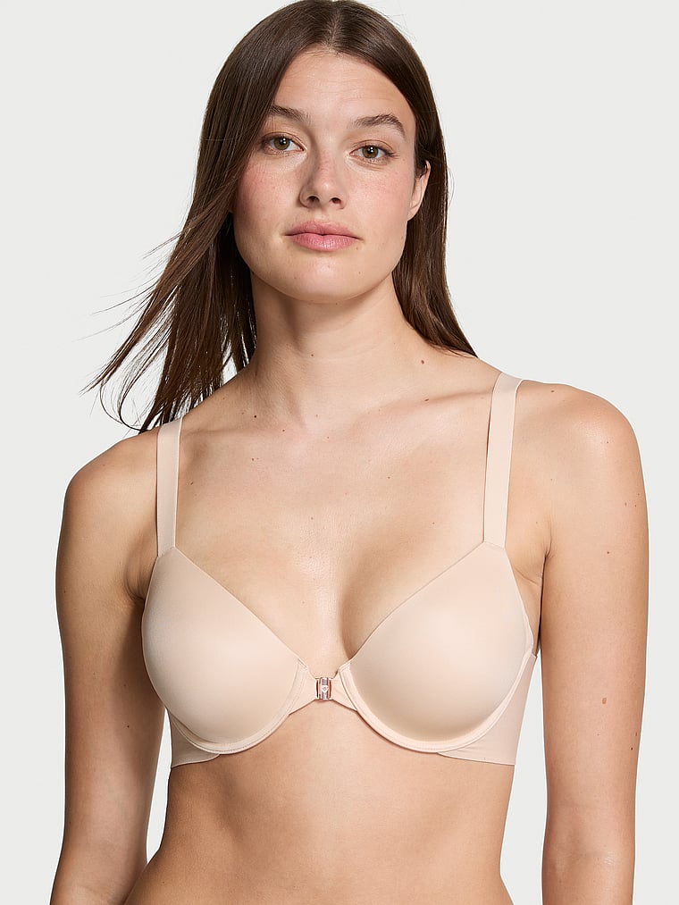 Body by Victoria Smooth Lightly Lined Front-Close Full-Coverage Bra Smooth