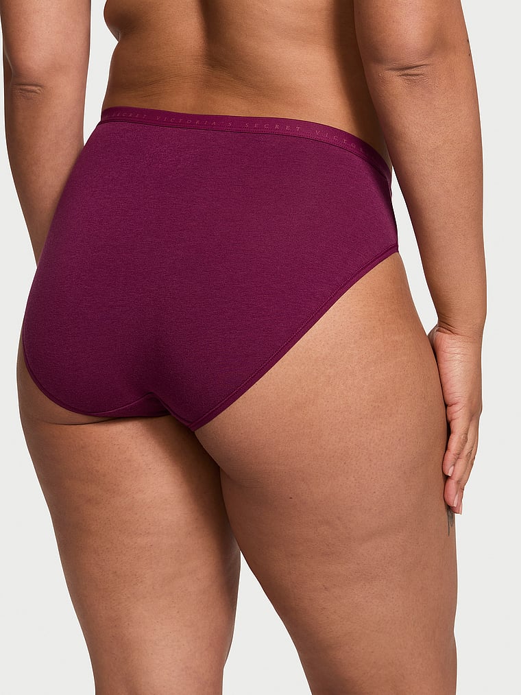 Victoria's Secret Stretch Cotton High-Leg Brief Panty Smooth