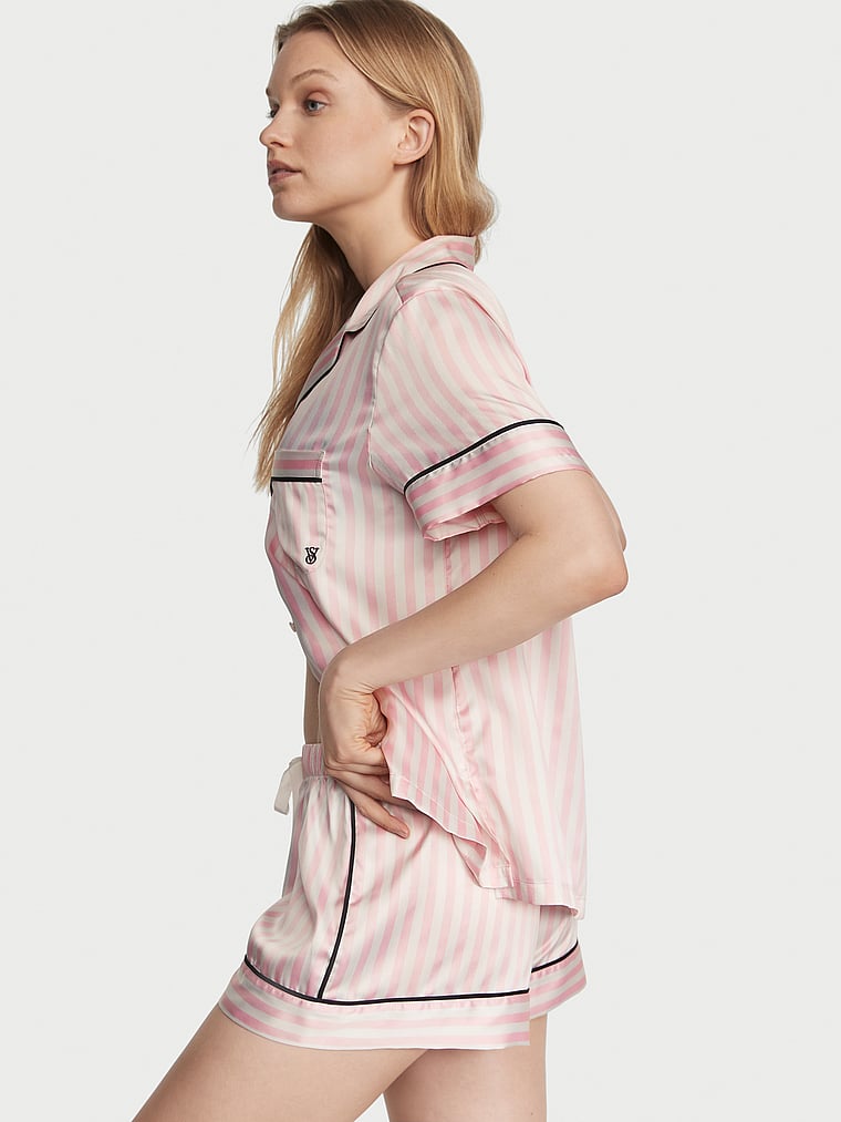 Victoria's Secret Glazed Satin Short Pajama Set