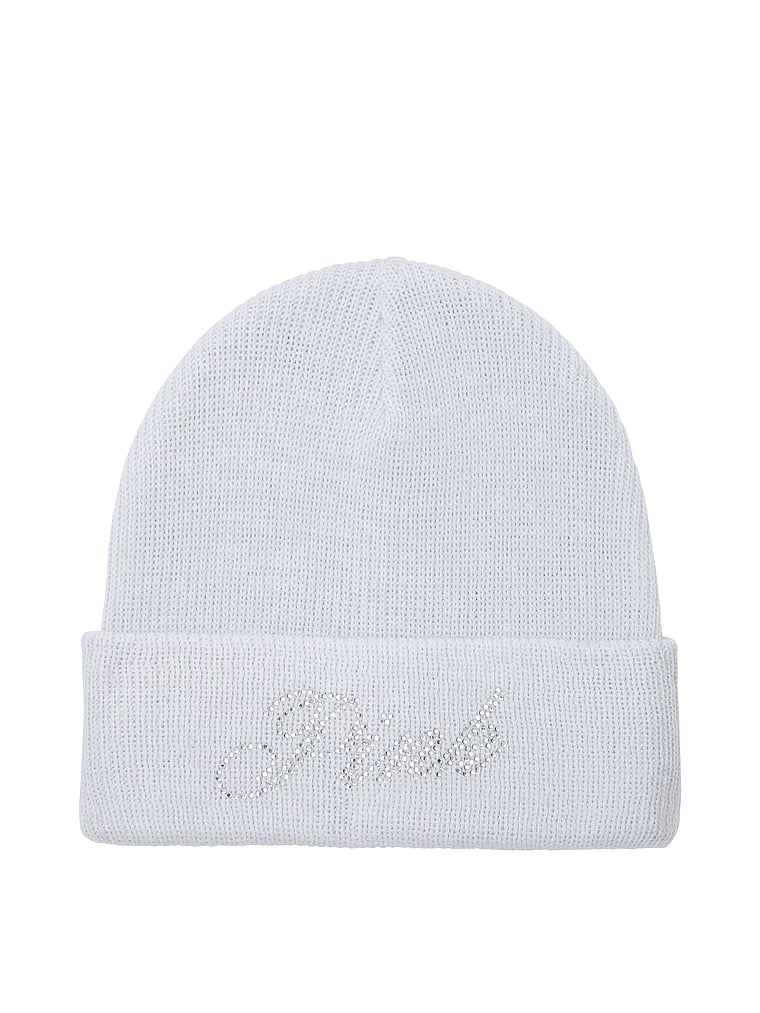 PINK Rib Knit Beanie