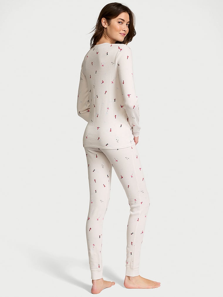 Victoria's Secret Thermal Long Pajama Set