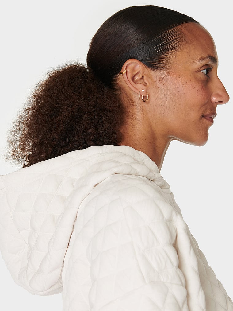 Sweaty Betty Sand Wash Quilted Hoodie