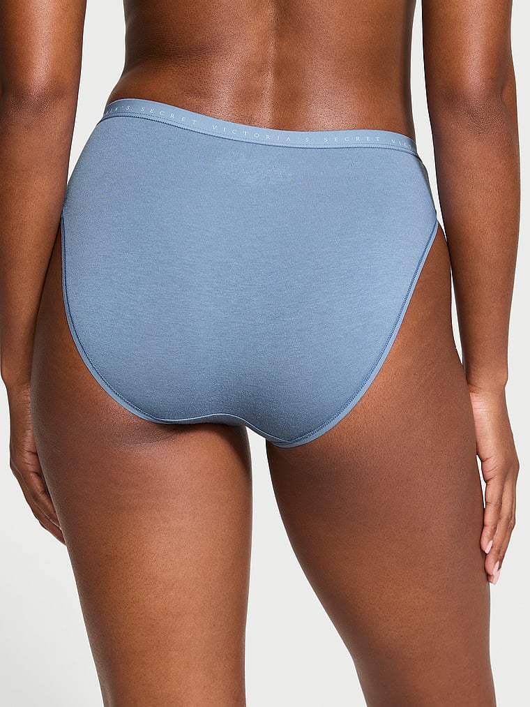 Victoria's Secret Stretch Cotton High-Leg Brief Panty Smooth