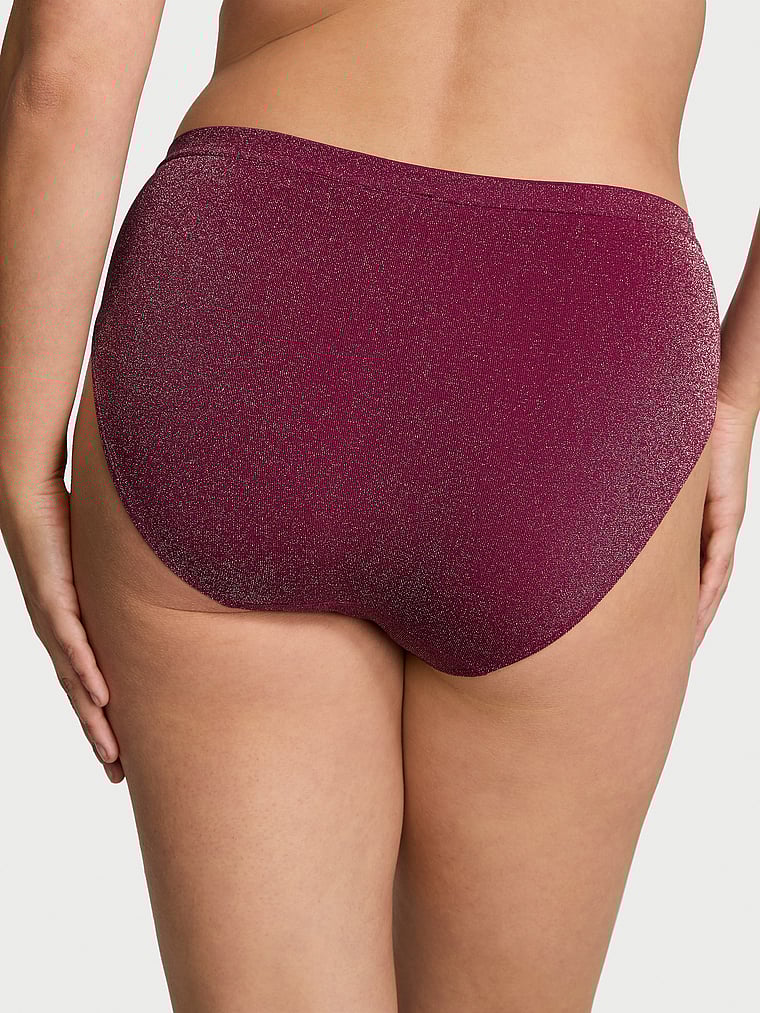 Seamless Seamless High-Leg Brief Panty Lurex