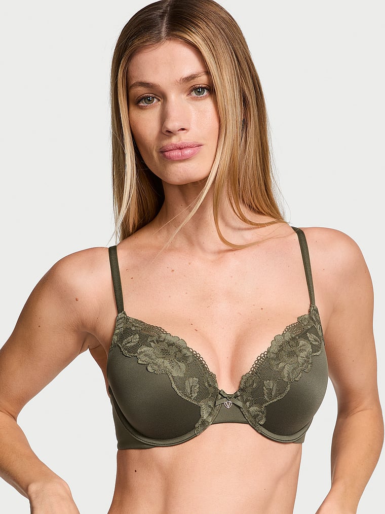 Body by Victoria Perfect Shape Lace-Trim Push-Up Bra Lace