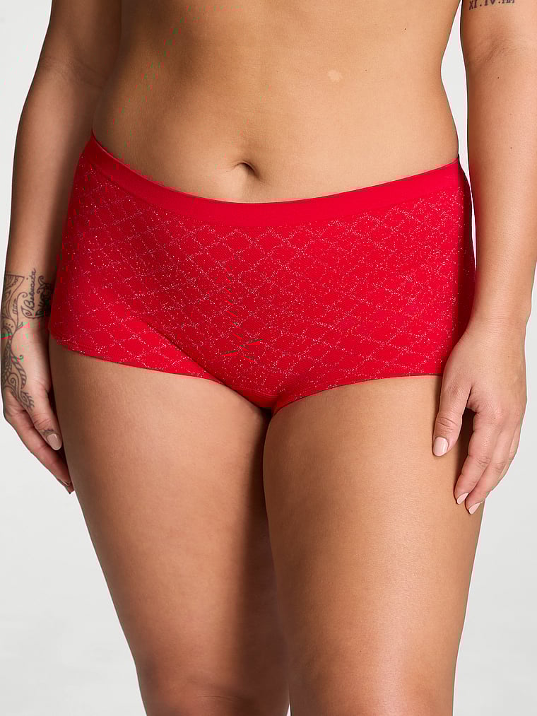 Seamless Seamless Boyshort Panty Lurex
