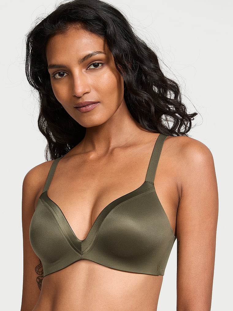 Victoria's Secret Bare Infinity Flex Lightly Lined Wireless Plunge Bra Smooth