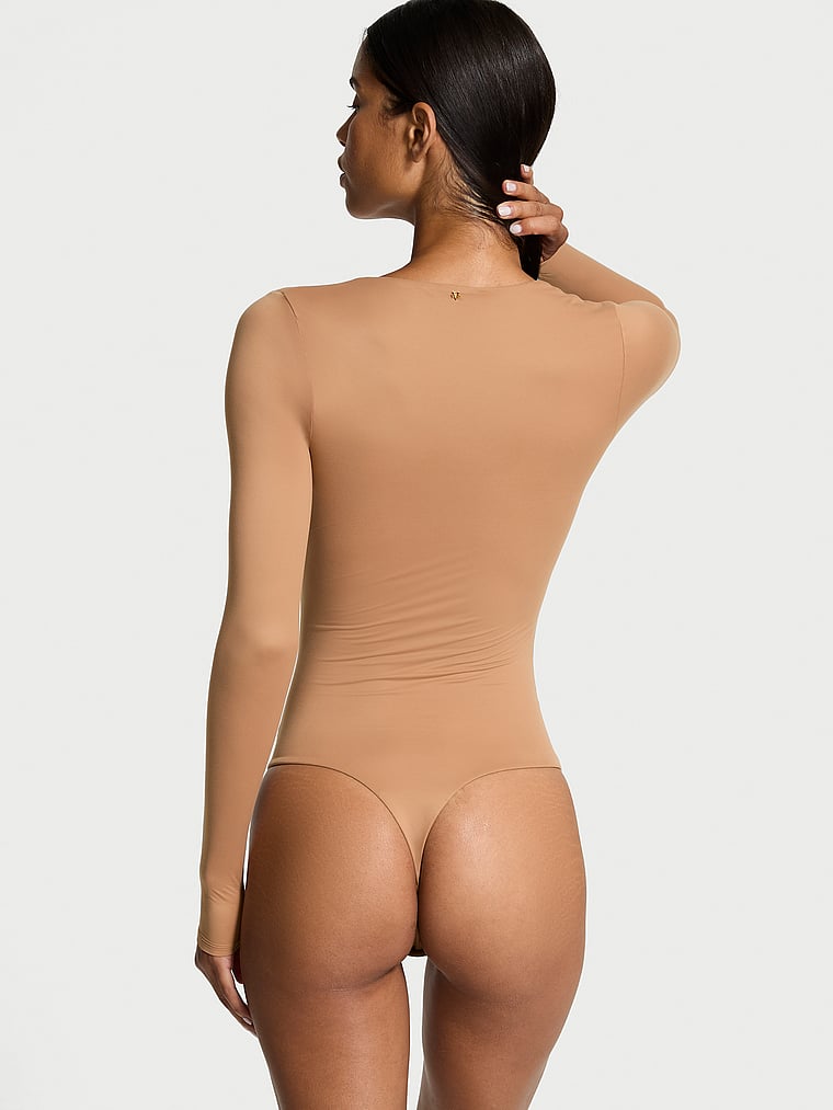 Victoria's Secret BODYWEAR by Victoria with FeatherSoft? Innovation V-Neck Bodysuit