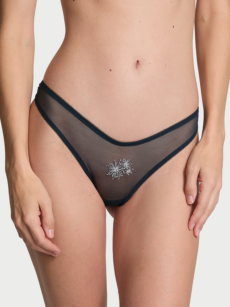 Very Sexy Flirty Mesh Thong Panty Mesh