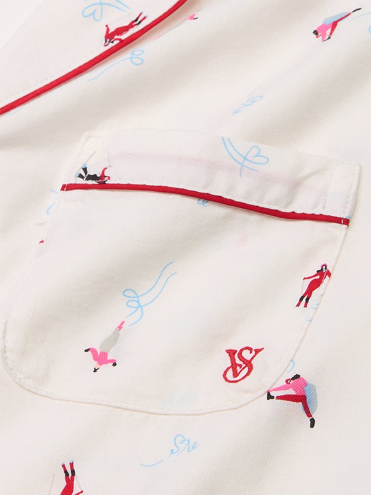 Victoria's Secret Flannel Long Pajama Set