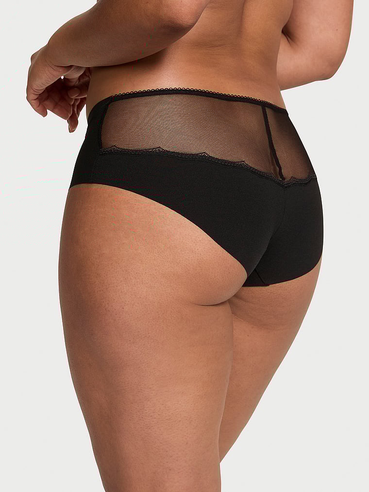 No-Show No-Show Lace-Trim Hiphugger Panty Novelty