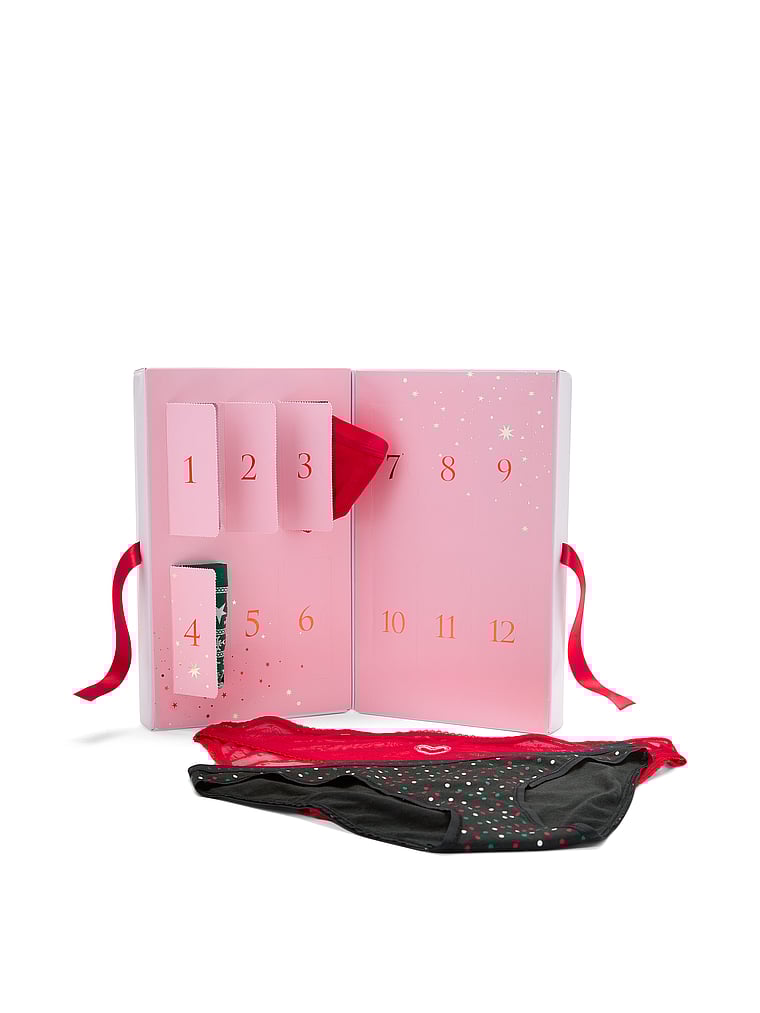 Victoria's Secret 12-Pack Bikini Panties Holiday Advent Calendar