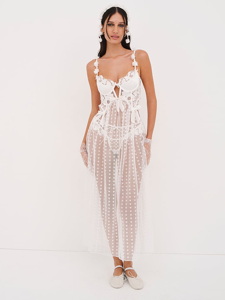 For Love & Lemons Amore Maxi Slip Dress