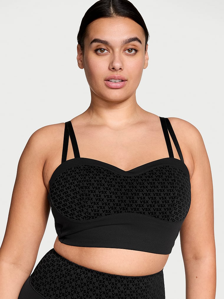 VSX VSX Elevate™ Logo Mesh Longline Sports Bra