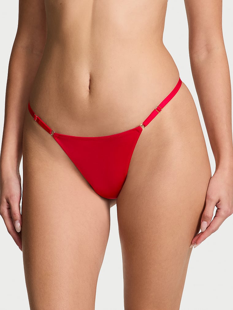 Very Sexy Tied-with-a-Bow Adjustable V-String Panty Novelty