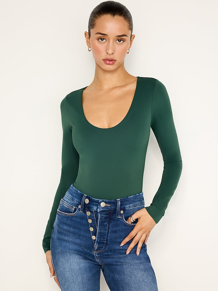 Good American Scuba Long Sleeve Bodysuit