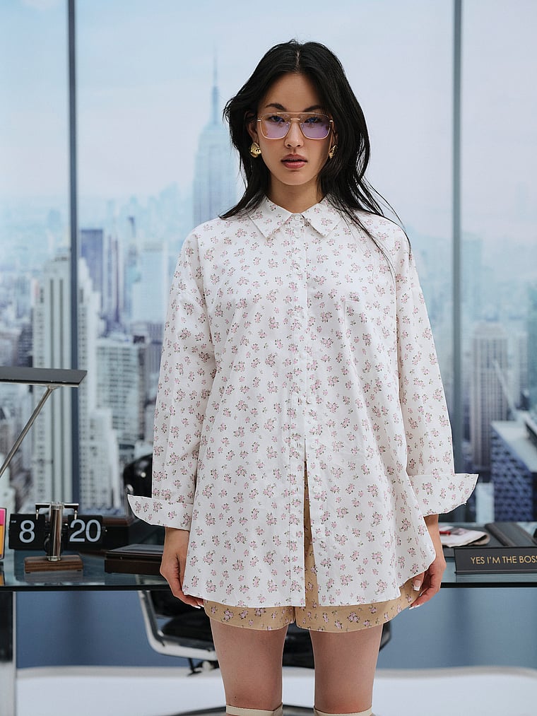 For Love & Lemons Tamren Button-Up Shirt