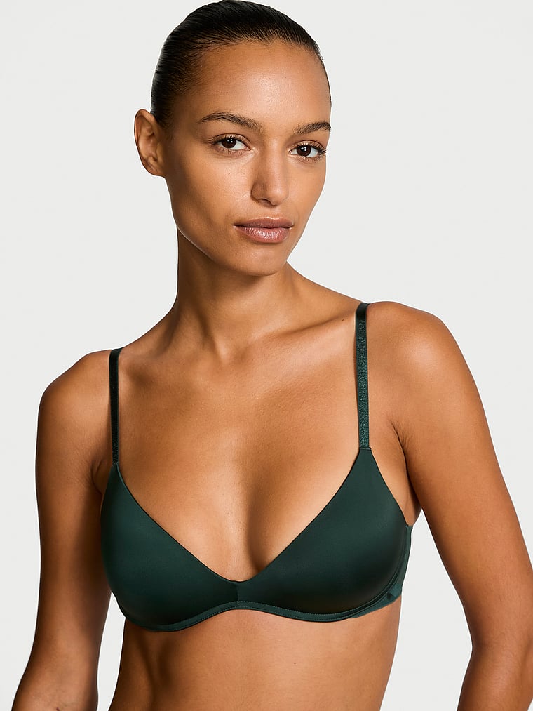 Victoria's Secret Sexy Tee Smooth-Cup Wireless Push-Up Bra Lace Trim