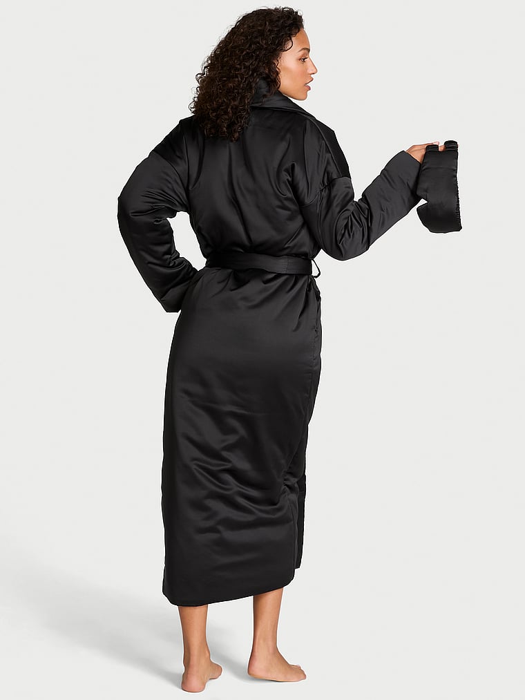 Victoria's Secret Victoria's Secret Dream Satin Duvet Robe & Eye Mask Set