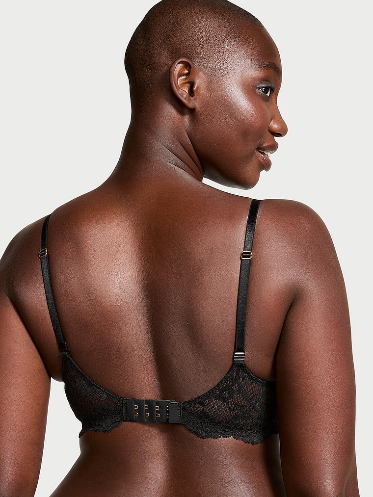 Dream Angels Lace Lightly Lined Plunge Bra Lace