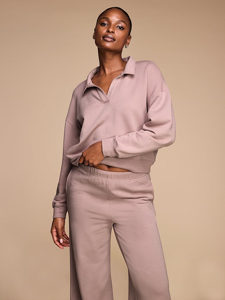 Victoria's Secret Brushed Modal Fleece Wide-Leg Lounge Pants