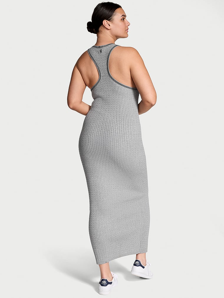 Victoria's Secret Luxe Cable-Knit Long Slip Dress