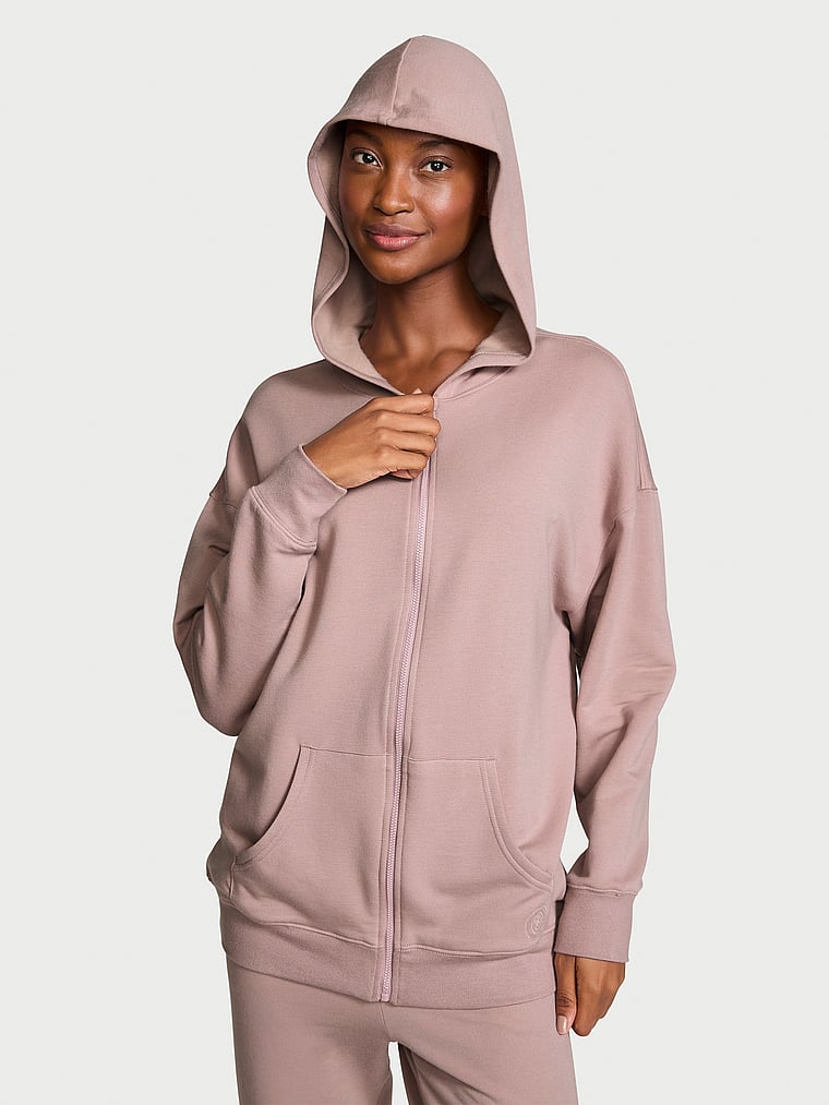 Victoria's Secret Brushed Modal Fleece Full-Zip Hoodie