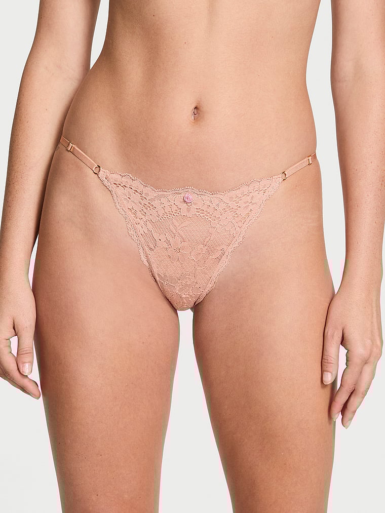 Dream Angels Lace Adjustable String Bikini Panty Lace