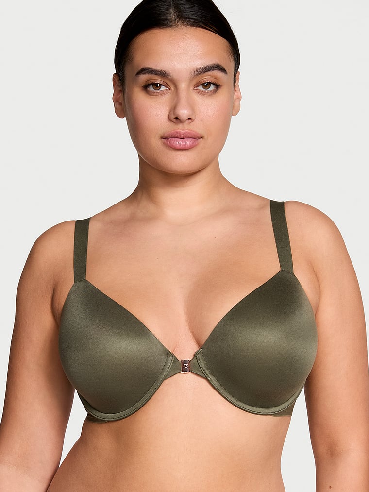Body by Victoria Smooth Lightly Lined Front-Close Full-Coverage Bra Smooth
