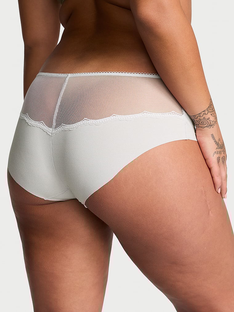 No-Show No-Show Lace-Trim Hiphugger Panty Novelty