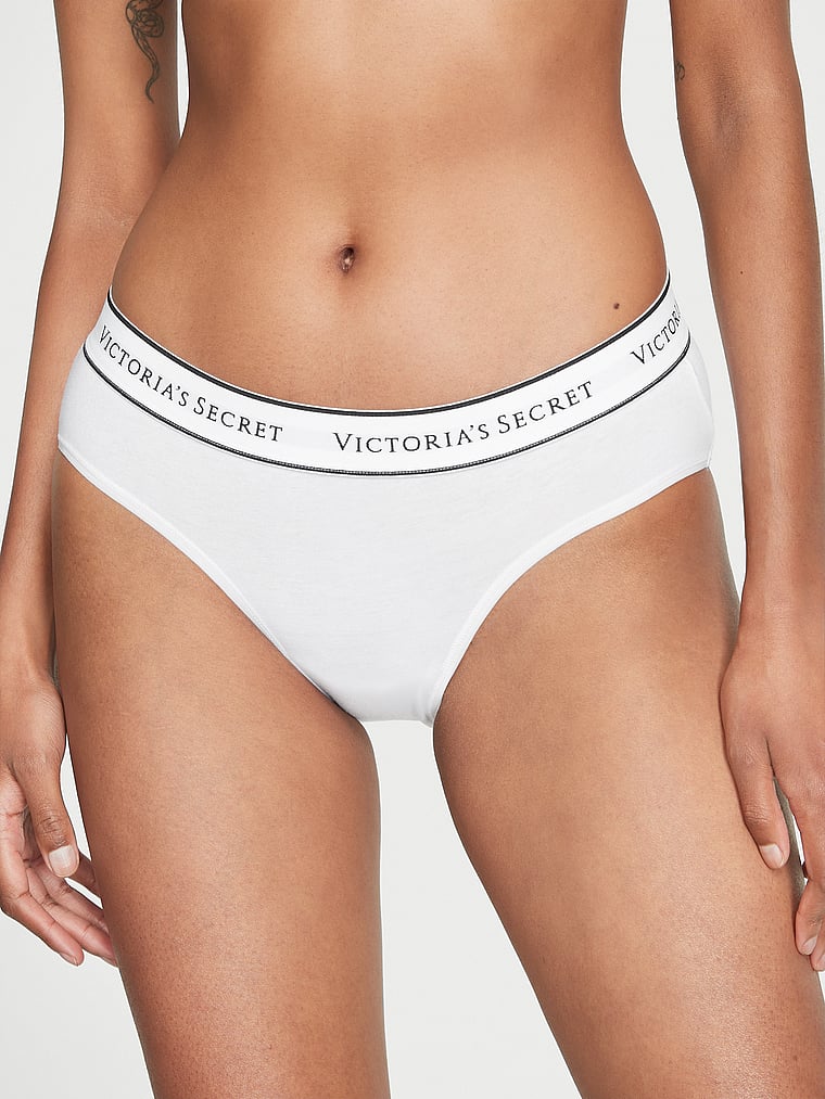 Cotton Logo Cotton Hiphugger Panty Smooth