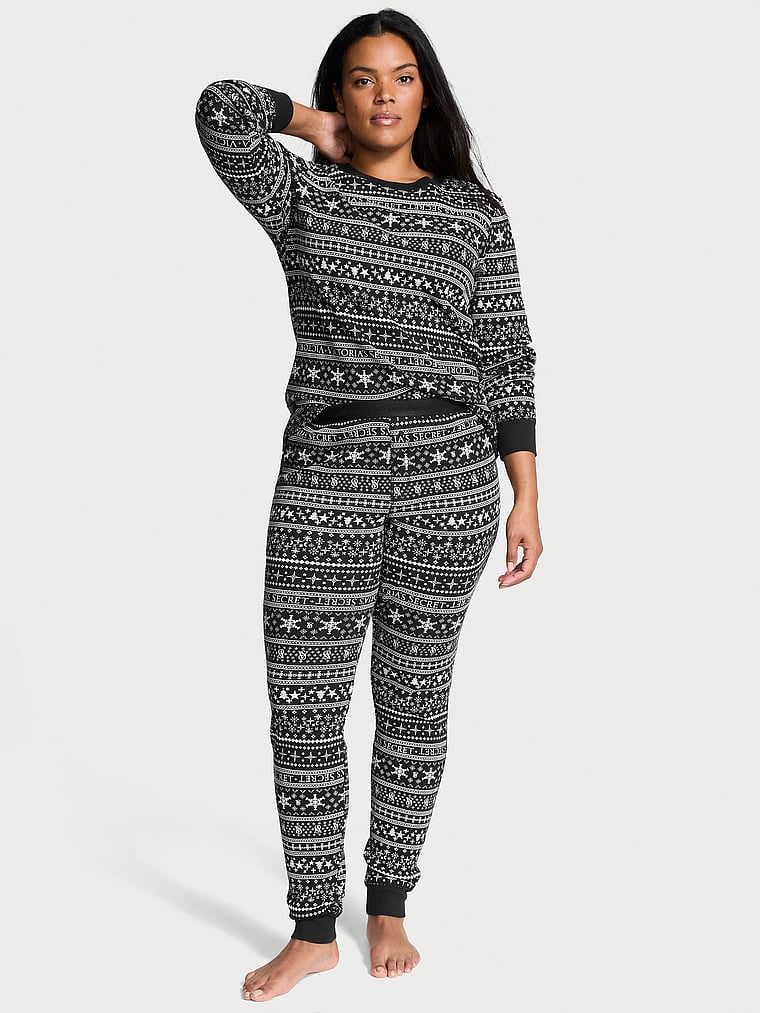 Victoria's Secret Thermal Long Pajama Set