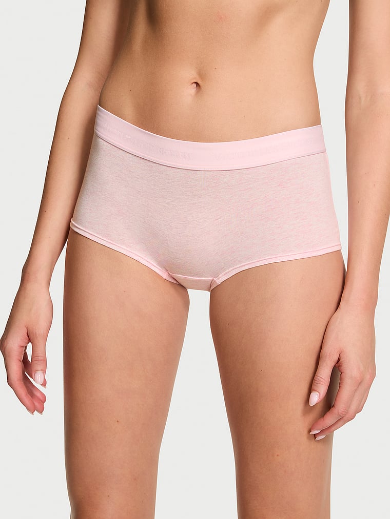 Cotton Logo Cotton Boyshort Panty Smooth