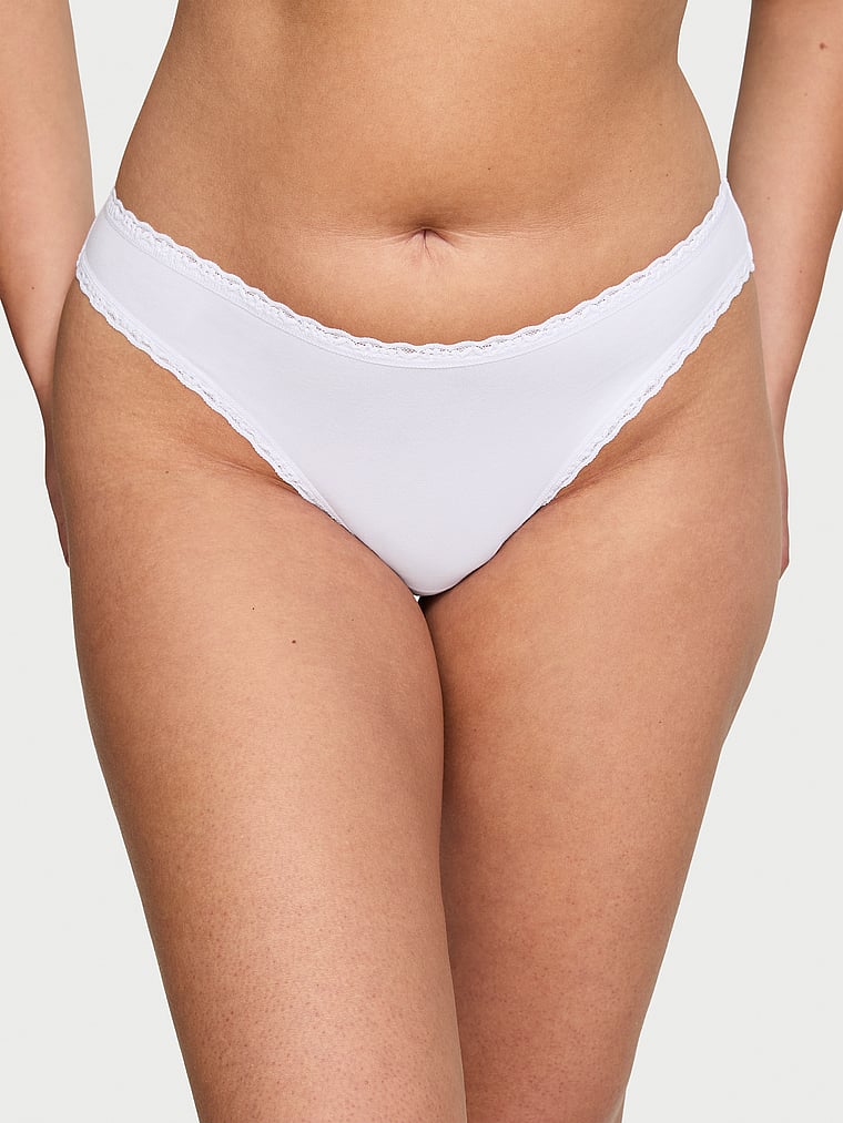 The Lacie Lace-Waist Bikini Panty Smooth