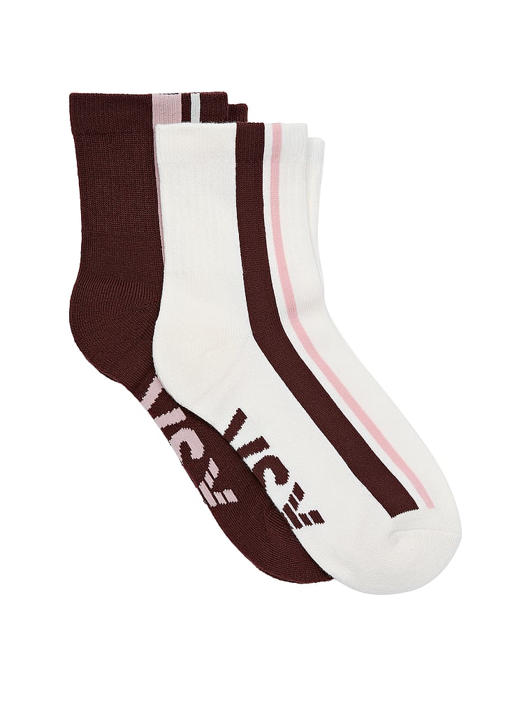 Victoria's Secret 2-Pack Quarter Socks