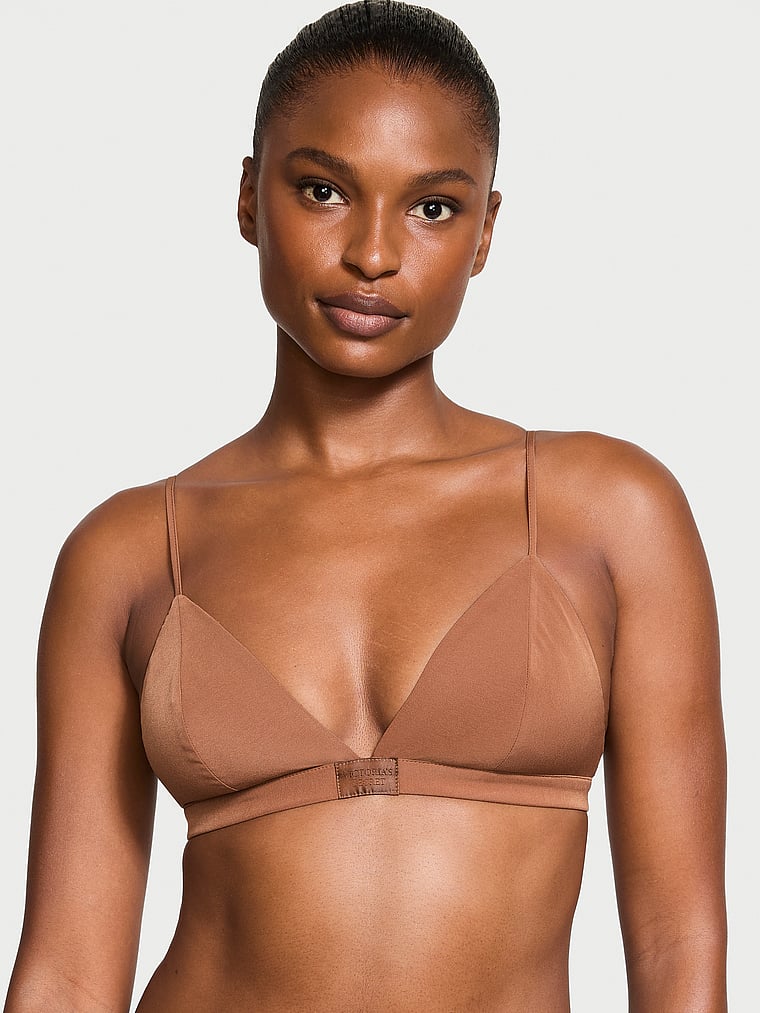 Victoria's Secret Luxe Crepe Triangle Bralette