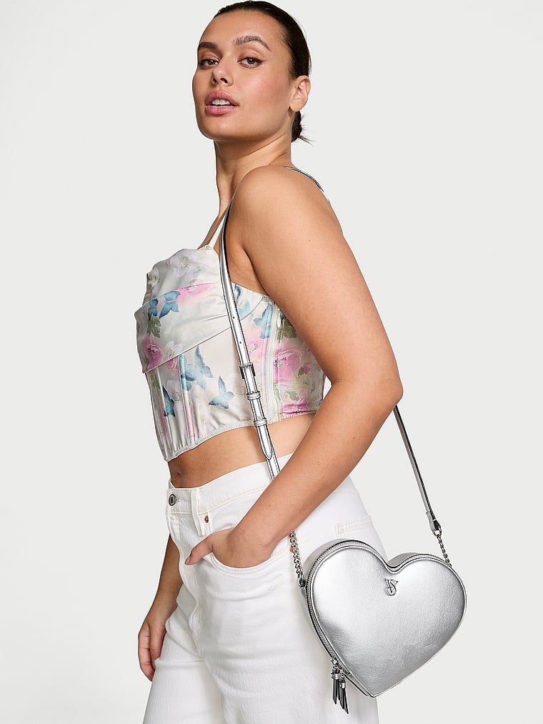 Victoria's Secret Heart Crossbody Bag