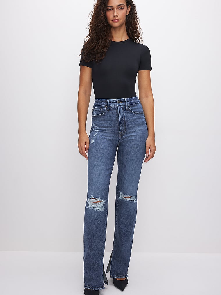Good American Scuba Crewneck Bodysuit