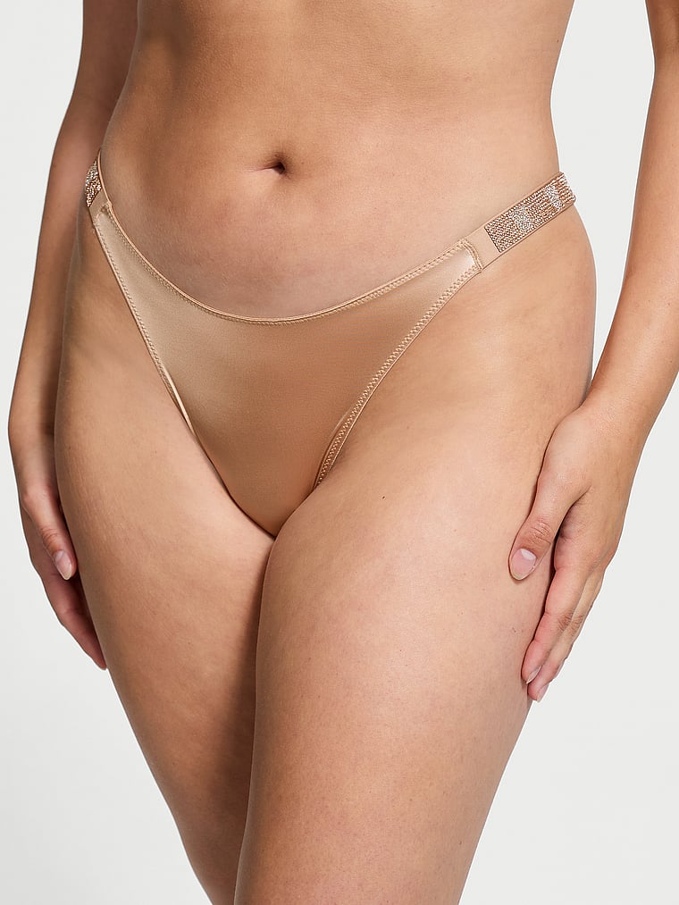 Very Sexy Shine Strap Brazilian Panty Smooth