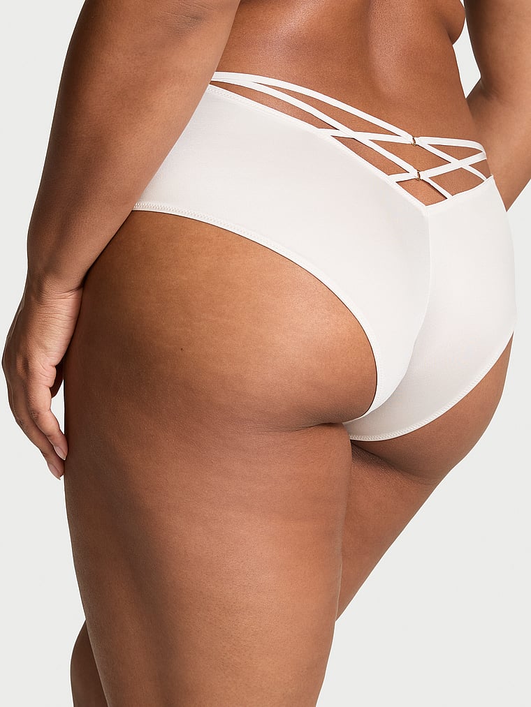 Very Sexy Strappy-Back High-Leg Cheeky Panty Smooth