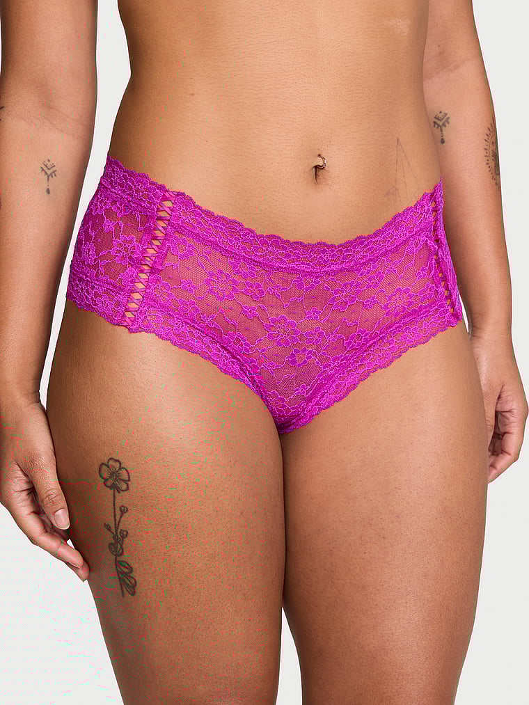 The Lacie Lace-Up Lace Cheeky Panty Lace