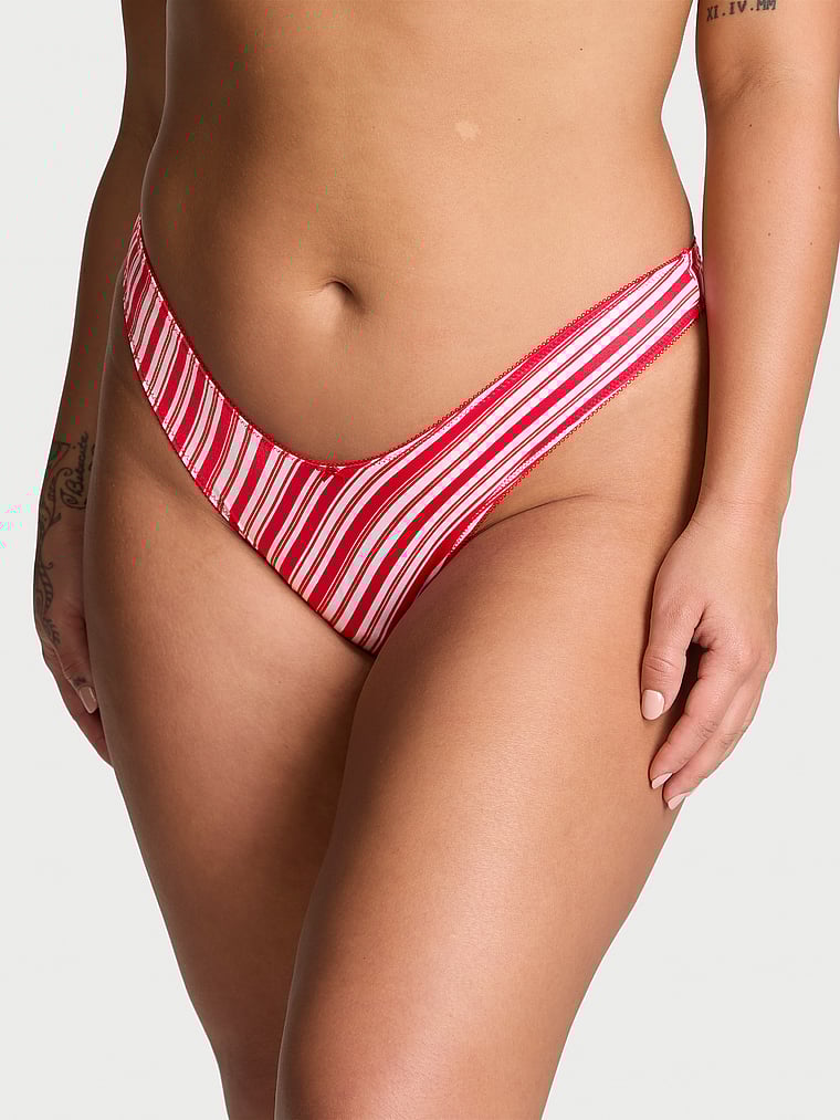 Very Sexy Smooth Micro High-Leg Thong Panty Smooth